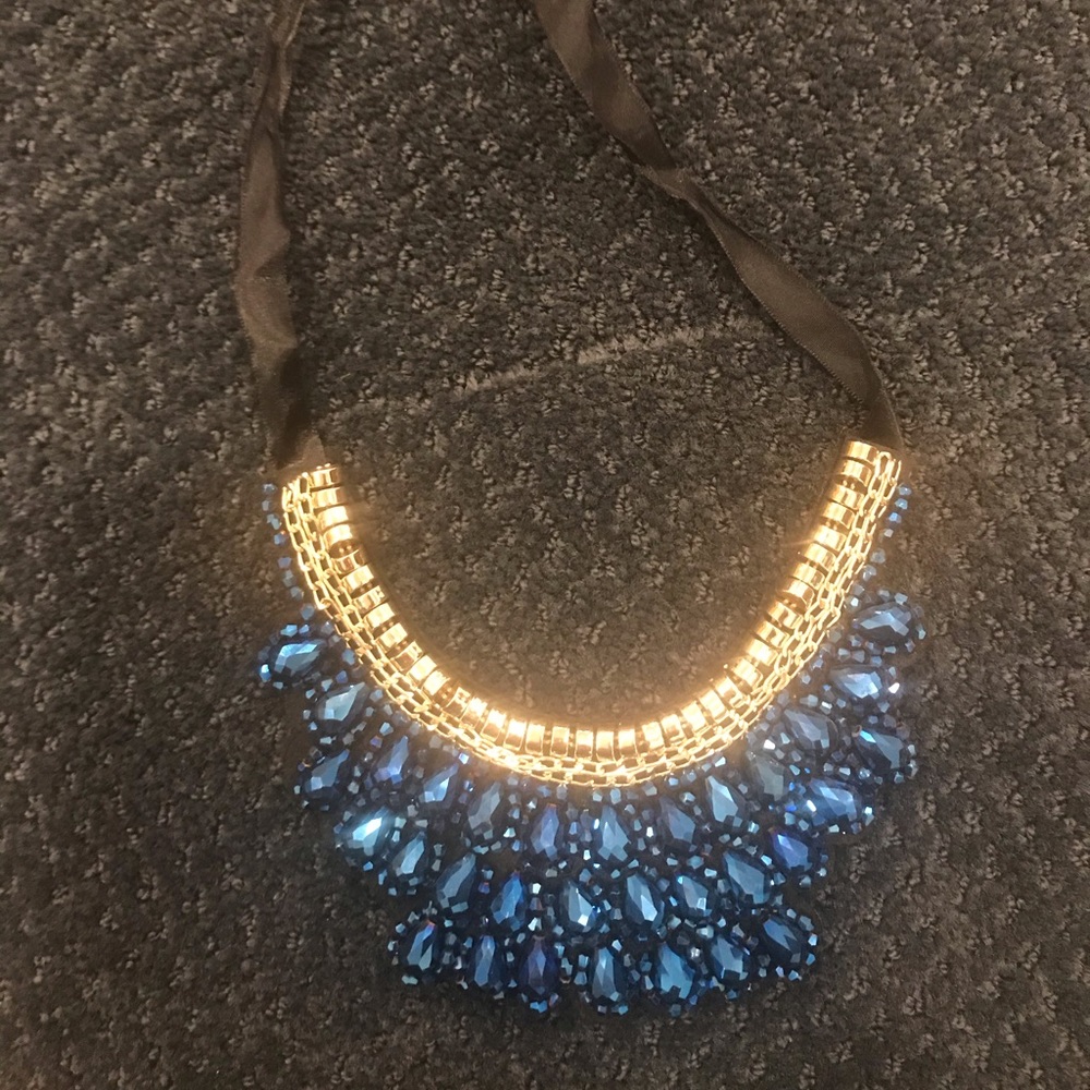 Navy necklace